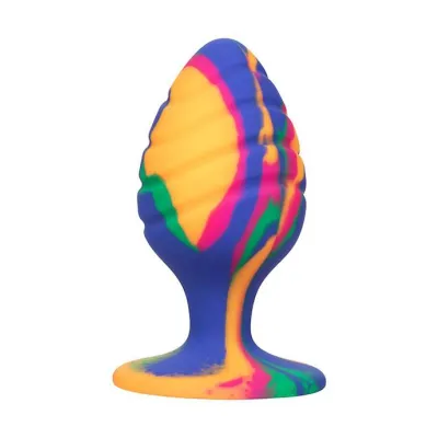 Cheeky Swirl Tie dye Butt Plug