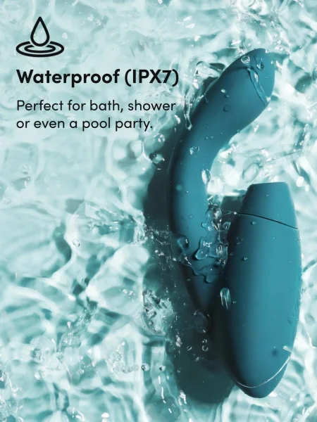 Womanizer Duo 2 Rechargeable Silicone G-Spot and Clitoral Stimulator