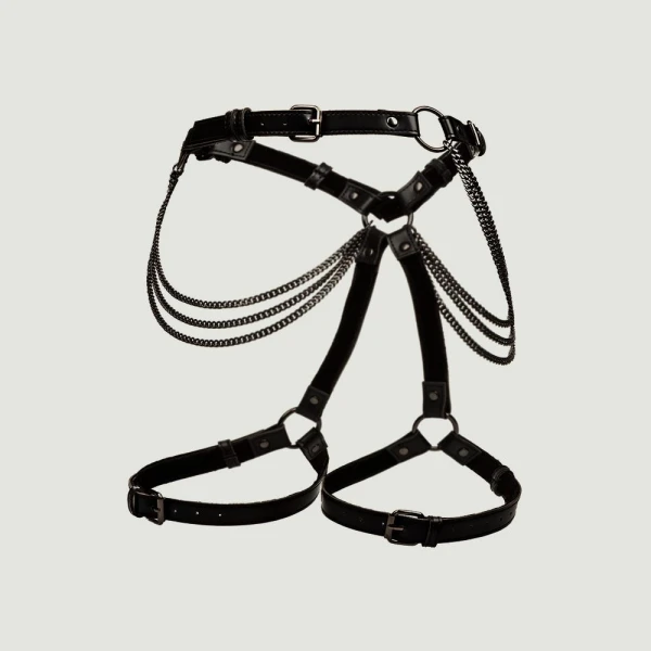 CalExotics Euphoria Collection Plus Size Multi Chain Thigh Harness
