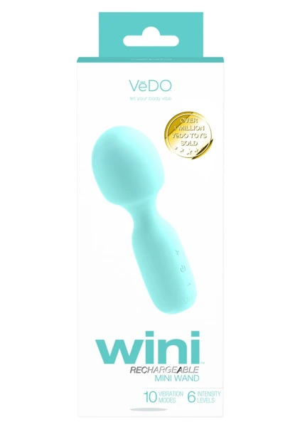 VeDO WINI Mini Vibrator Wand - Turquoise