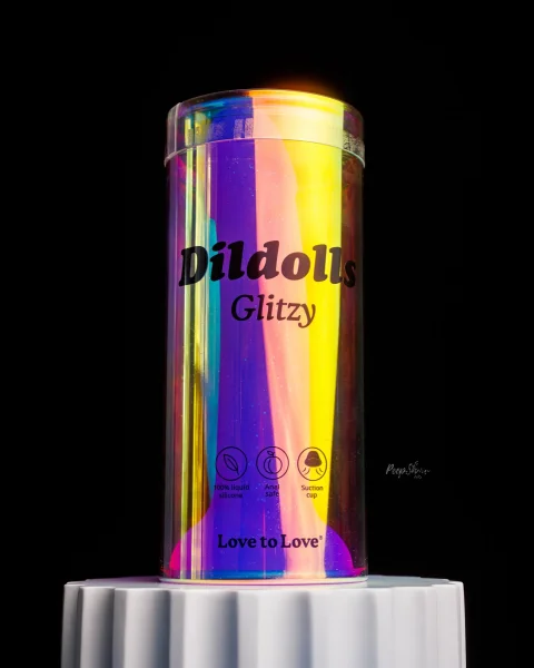 DilDolls by Love to Love Strap-On Dildo - Glitzy