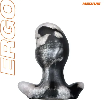 Ergo Butt Plug Medium Platinum Swirl
