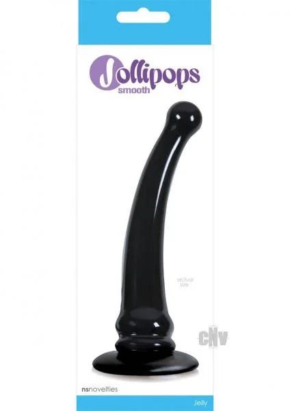 Jollipops Smooth Black Dildo — image 4 of 4