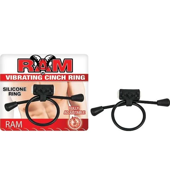 Ram Vibrating Cinch Ring Black — image 4 of 4