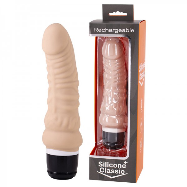Silicone Classic Vibrating Cock