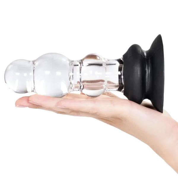 Bondara Ripple Rim Acrylic Butt Plug - 5 Inch — image 4 of 4