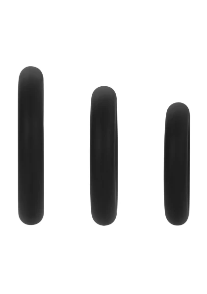 F-61: 3-Piece Silicone Cock Ring Set — image 10 of 16