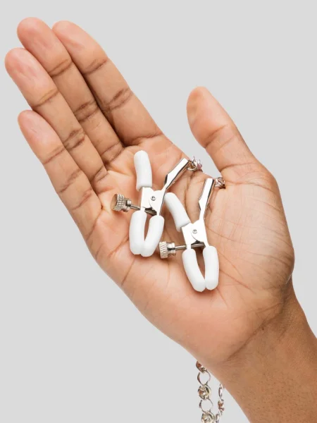 Crystal Chain Nipple Clamps