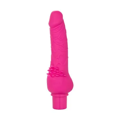 Rechargeable Power Stud Cliterrific Vibrating Dildo Pink 7 5 Inch
