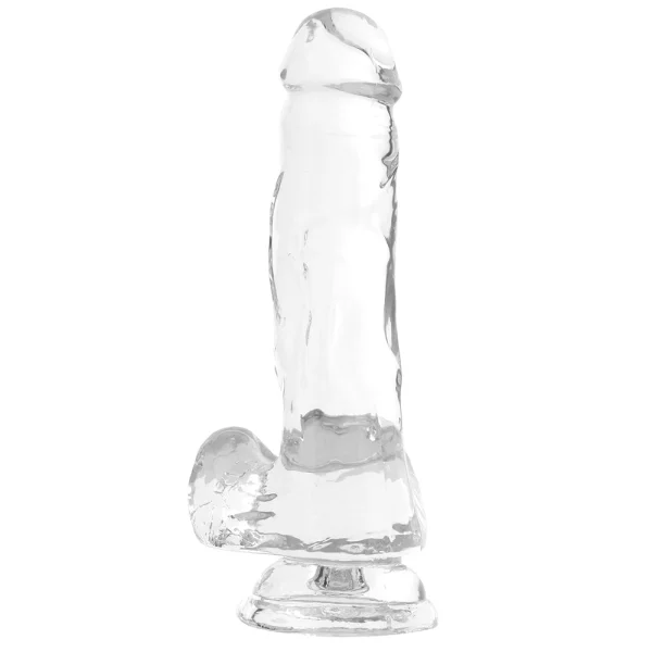 King Cock Clear 6'' Cock with Balls