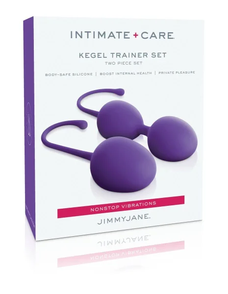 Jimmy Jane Weighted Silicone Kegel Trainer (2 Pce Set)