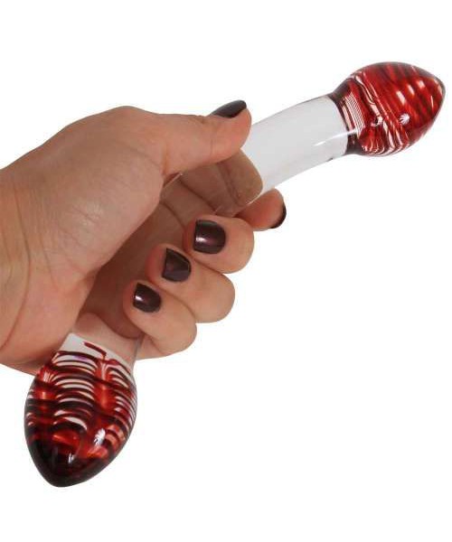 Glas Redhead Double Glass Dildo