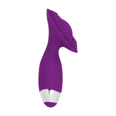 LACE G spot clitoral vibrator Purple