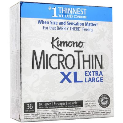 Kimono MicroThin XL Condoms 36 Pack