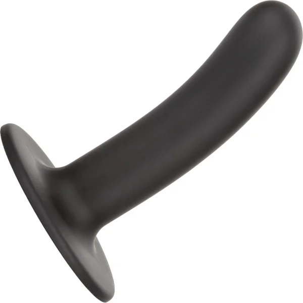 Boundless 4.75" Smooth Silicone Suction Cup Dildo By CalExotics - Black