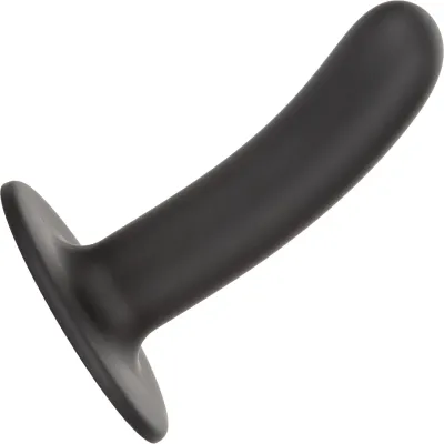 Boundless 4 75 Smooth Silicone Suction Cup Dildo By CalExotics Black