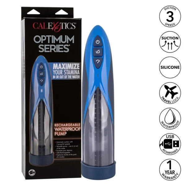 Optimum Series Waterproof Rechargeable Penis Pump