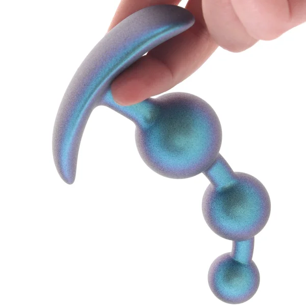 Anal Adventures Matrix Gamma Silicone Butt Plug By Blush - Neptune Teal