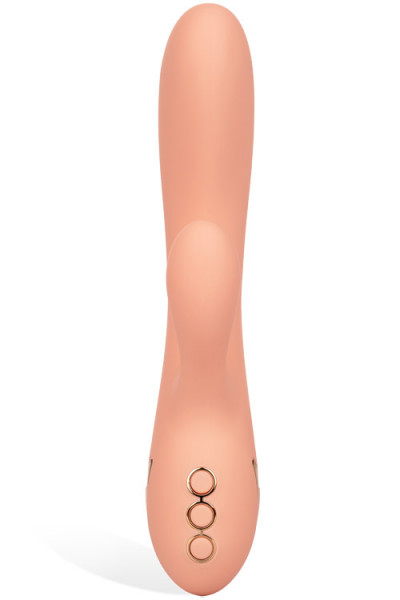 California Exotic 8.5" Vibrating & Gyrating Silicone G-Spot Rabbit