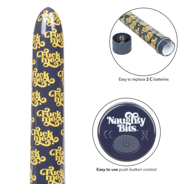 Naughty Bits Fuck Me Personal Waterproof Vibrator By CalExotics