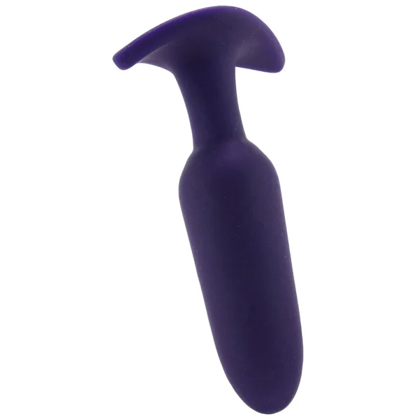 Bump Plus Silicone Rechargeable Vibrating Butt Plug With Remote by VeDO - Purple