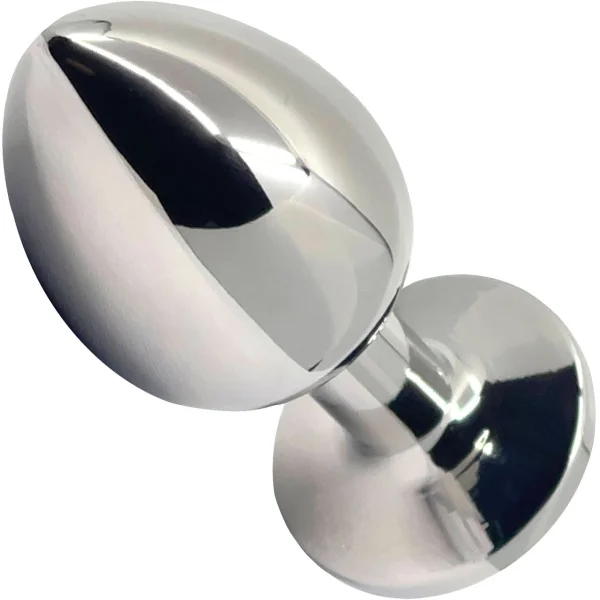 Pretty Plugs Heliotrope Crystal And Stainless Steel Butt Plug - Small