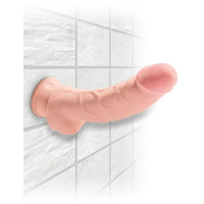 King Cock Plus Triple Density 8 Cock With Balls Flesh