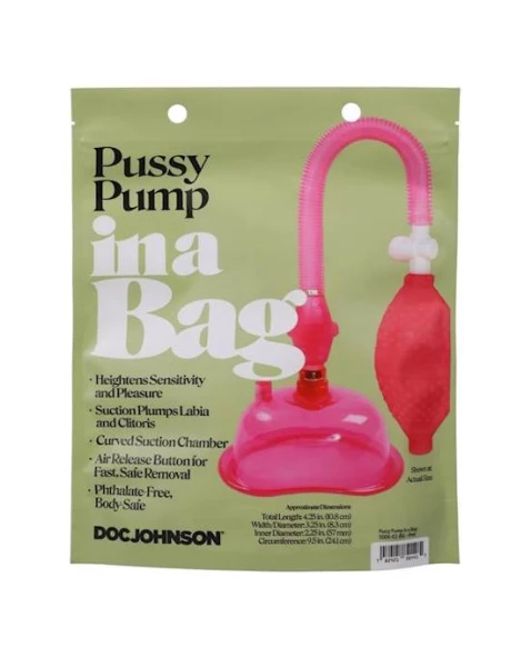 Pussy Pump in a Bag - Pink