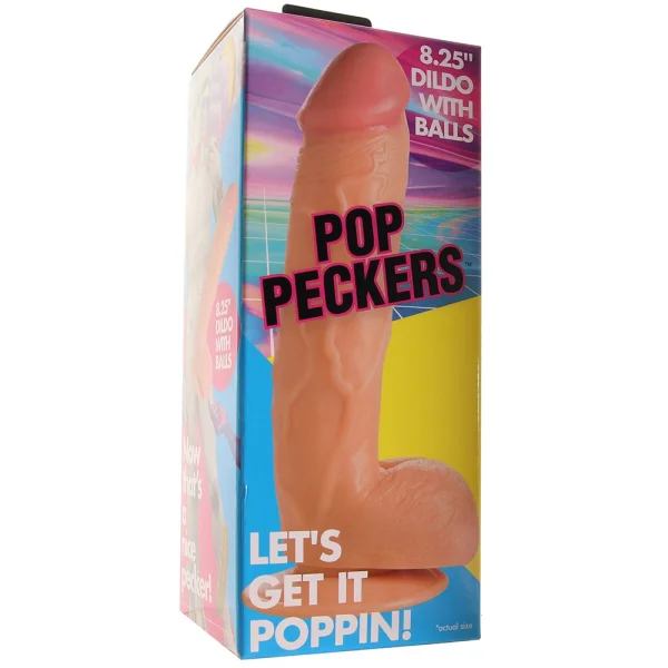 Pop Peckers 8.25 Inch Ballsy Dildo