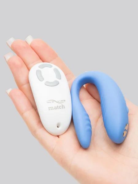 We-Vibe Match Blue Remote Control Rechargeable Clitoral and G-Spot Vibrator