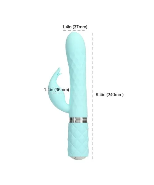 Pillow Talk Lively Dual Stimulator Teal — image 4 of 11