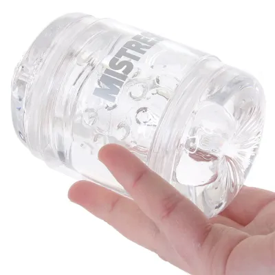 Mistress Double Shot Mini Masturbator in Clear