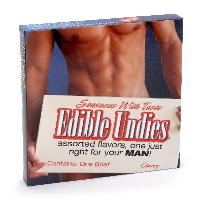 Sensuous With Taste Edible Undies Male Pink Champagne