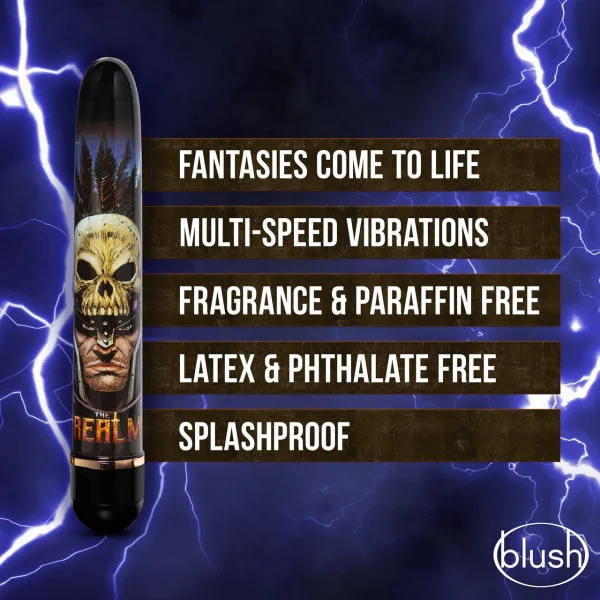 Realm Knight Classic Slimline Vibrator by Blush