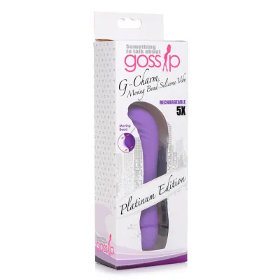 5x G Charm Moving G Spot Bead Mini Vibe Violet
