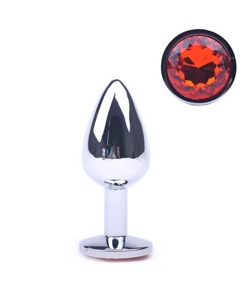 Small Jewel Metal Butt Plug