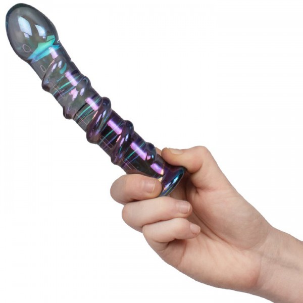 Glacier Glass Aura Spiral Dildo – 7 Inch — image 5 of 5