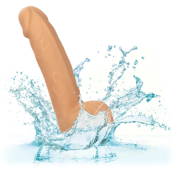 Silicone Studs Realistic 6" Suction Cup Dildo - Vanilla