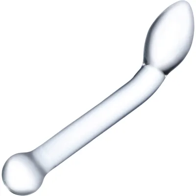 Glas Slimline G Spot Glass Dildo Clear