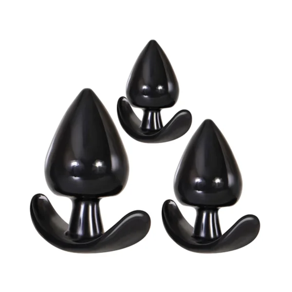 Evolved Anal Delights Butt Plug Set Of 3 - Black