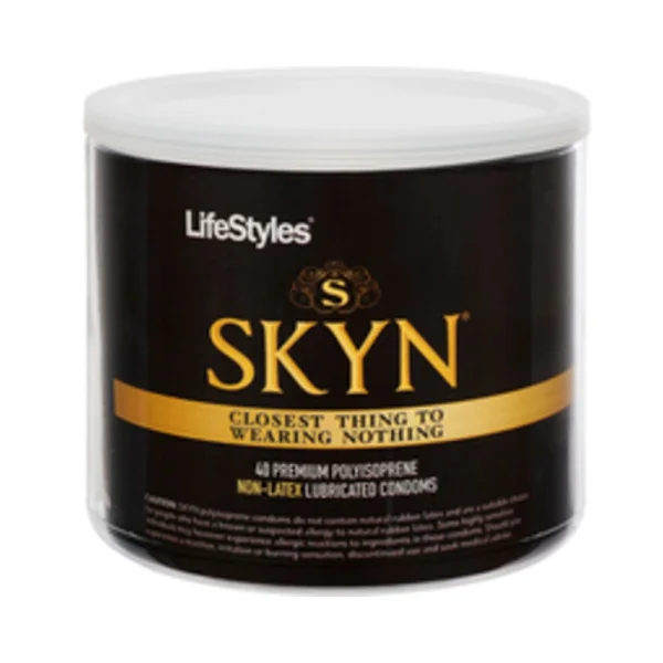 Lifestyles Skyn Non-Latex Condoms Bowl Of 40