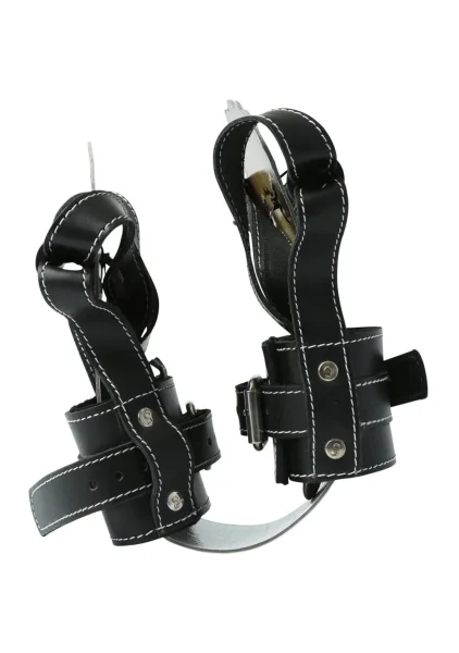 Edge Leather Hand Grip Wrist Cuffs by Sportsheets — image 4 of 10