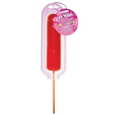 Jumbo Cock Pops Fruit Flavored Strawberry