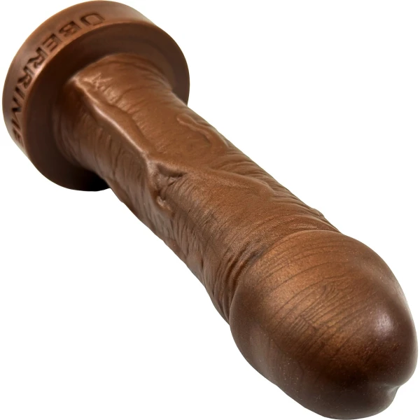 The Aveo Dual Density 8.5" Silicone Realistic Dildo By Uberrime - Chocolate