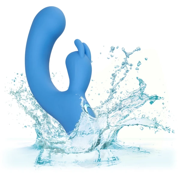 Jack Rabbit Elite Suction Rabbit Silicone Rechargeable Dual Stimulation Vibrator By CalExotics