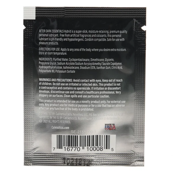 After Dark Hybrid Lube .08oz/2.37ml
