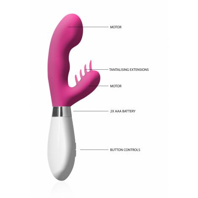 Ares Pink Silicone Vibrator