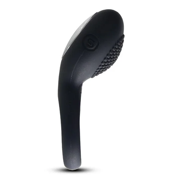 Svakom Tyler Vibrating Textured Penis Ring - Black