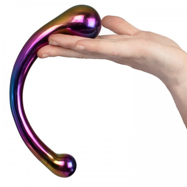 Hot Hardware Spectrum Rainbow Stainless Steel Dual Dildo – 8 Inch — image 4 of 5