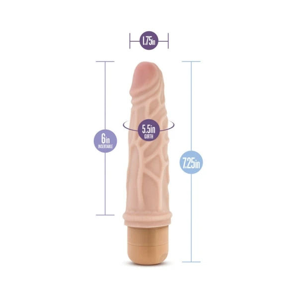 Dr Skin Cock Vibe 3 Realistic Dildo Beige